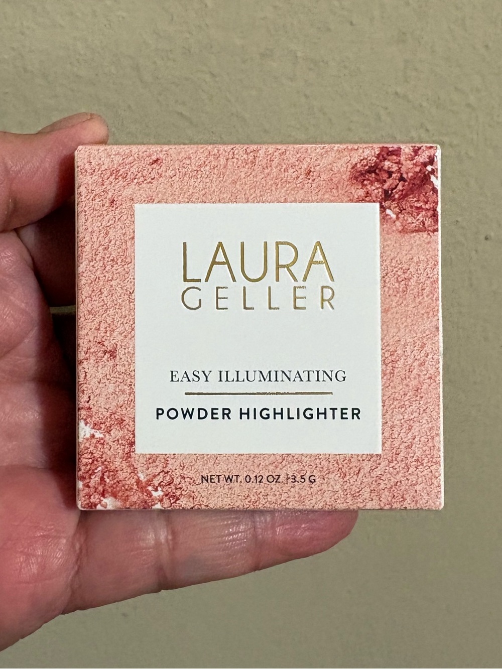 Laura Geller Easy Illuminating Powder Highlighter -Rose Gold Brand New Never .